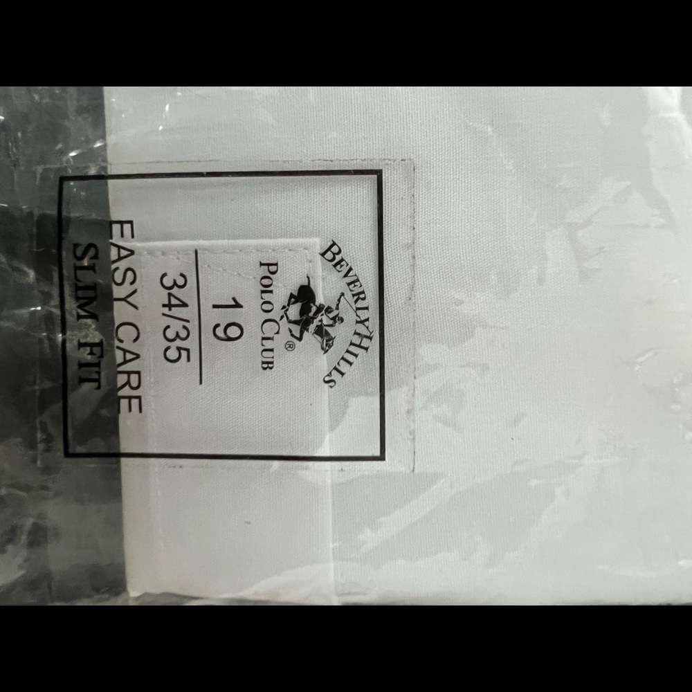 Brand new Beverly Hills Polo Club mens dress shirts. Size 19”. 34/35